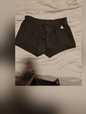 Adidas Women’s Black Athletic Shorts with Logo
